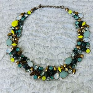 😍 RARE! J Crew “Spring Bloom” 2015 Necklace in “Lemon”